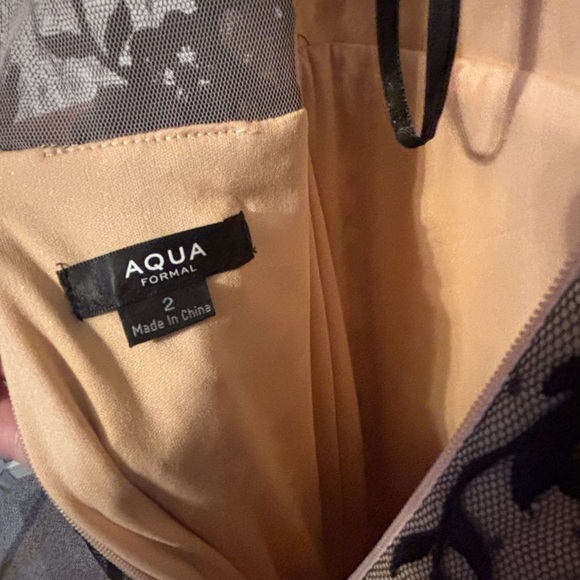 NWOT! AQUA Embroidered Lace Gown - 100% Exclusive - Picture 8 of 9